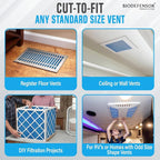 Biodefensor 20"x90" Air Vent Filters, Made in USA, MERV 6 High-Airflow - Image 2