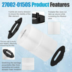 27002-0150S Pool Filter Replacement, Compatible - Image 4