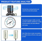 1/2" NPT Industrial Grade 3 Stage Air Dryer - Image 5