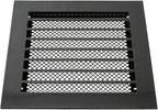 Repa Market 8" x 8" Inch Galvanized Black Soffit Vent Cover - Image 7