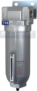 HEAVY DUTY INDUSTRIAL RATED HIGH FLOW PARTICULATE FILTER, IN-LINE WATER TRAP by THB