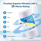PUREPLUS 25 Micron 10 x 4.5 Whole House String Wound Sediment Filter - Image 3