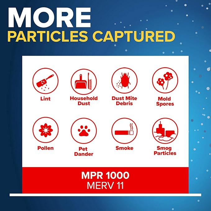 Filtrete 16x20x2 AC Furnace Air Filter, MERV 11, MPR 1000, Allergen Defense - Image 5