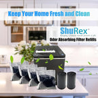 4-Pack Shurex Odor Absorbing Filter Refills - Image 6