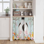 Easter Bunny Kitchen Curtains 45 Inch Long 2 Panel Set, Rod Pocket Window - Image 7