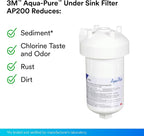 3M Aqua-Pure Under Sink Water Filter System AP200, Full Flow 1.75 Gallons per - Image 3