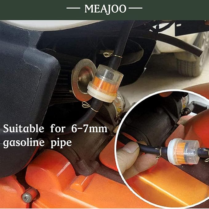 10PCS 1/4" 6mm-7mm Gas Inline Fuel Filter, - Image 5