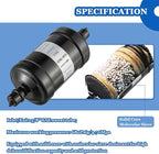 BOJACK Single Flow Refrigerant Filter Dryer Liquid Line SDML-083S 3/8" Sweat - Image 5