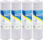 PUREPLUS 10 Micron 10"x2.5" Whole House String Wound Sediment Filter by PUREPLUS