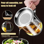 1L/35oz Glass Bacon Grease Container - Image 3