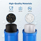 PUREPLUS 5 Micron 4.5" x 10" Whole House Water Filter Combo Kit - Image 5