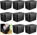 Hoolerry 8 Pieces Colorful Storage Bins
