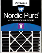 Nordic Pure 20x25x5 Air Bear Replacement Pure Carbon Odor Reduction Merv 8 Air by NordicPure