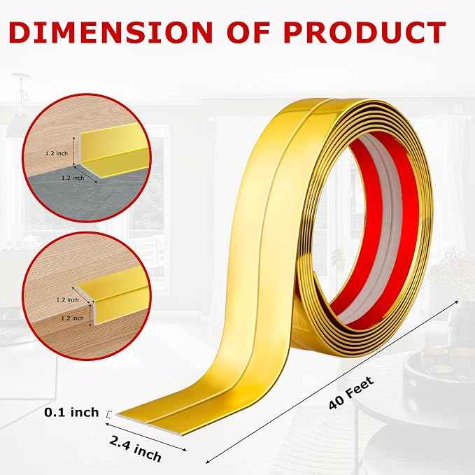 Flexible Peel and Stick Wall Trim