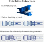 NSF 3/8" inch Water Line Tubing and Push to Connect Fittings - Image 3