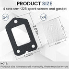 SRM-225 Spark Screen and Gasket Fit - Image 2