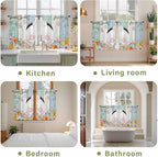 Easter Kitchen Curtains 45 Inch Long 2 Panel Set, Rod Pocket Window Treatment - Image 8