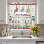 Swag Valance Curtains, Happy Easter Gnomes - Image 4