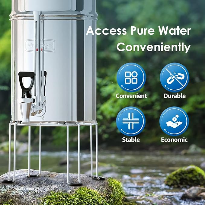 Waterdrop Water Filter Stainless Steel Stand, - Image 2