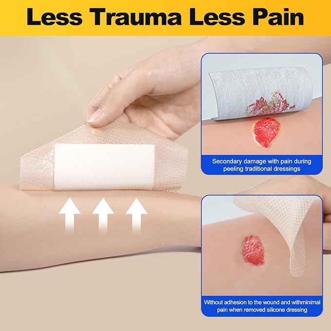 Silicone Foam Dressing 5x5 inch