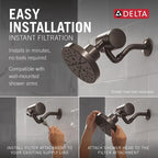 Delta Faucet Clarifi Premium Shower Filter Attachment - Image 5