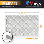 BNX TruFilter 20x30x1 Air Filter MERV 11 - Image 2