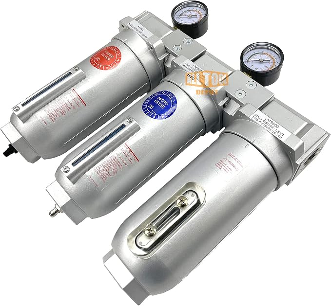 3/4" NPT SUPER DUTY Industrial Grade 3 Stages Filter Coalescing Desiccant Dryer - Image 3