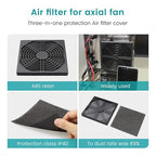 Wathai 4 Pack 90mm Fan Filters for PC Case Fan Dust Filter Cover Computer Mess - Image 5