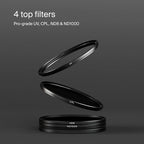 Urth 82mm Magnetic UV, Circular Polarizing, ND1000 Lens Filter Kit - Image 2