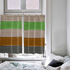 Farm Gray Green Brown Wood Grain Window Valance Curtains, Rustic Wooden Plank - Image 8