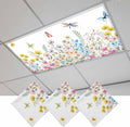Fluorescent Light Covers for Ceiling Lights Spring Flowers Magnetic Light by Home+L6
