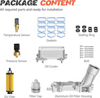 926-876 All Aluminum Engine Oil Filter Housing - Image 6