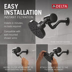 Delta Faucet Clarifi Premium Shower Filter Attachment - Image 5