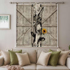 Funny Farm Animals Living Room Curtains 84 Inch Length, Window Curtains Tab Top - Image 9