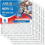 AIRX FILTERS WICKED CLEAN AIR. 20x20x1 Air Filter MERV 11 Electrostatic Pleated by AIRXFILTERSWICKEDCLEANAIR