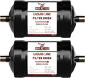 2 Pack Buck Single Flow Refrigerant Liquid Line Filter Drier 3/8" ODF Sweat by BuckUSA