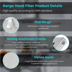 99010316 Range Hood Filter, for Broan Kitchen Exhaust Grease Filter, Stove Hood - Image 4