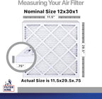 Filter King 12x30x1 Air Filter | 4-PACK | Carbon MERV 8 HVAC Pleated A/C - Image 2