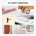 CO-Z 100pcs Felt Cabinet Door Bumpers, Small Pads