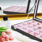 Stratalife Earring Organizer Velvet Jewelry Organizer Box Jewelry Display
