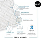 Simply 16x25x2 Air Filter, MERV 8, 4 Pack, Furnace Air Filter - Image 4