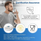 10" x 4.5" Whole House Coconut Shell Activated Carbon Water Filter Replacement - Image 5