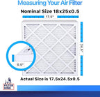 Filter King 18x25x0.5 Air Filter | 4-PACK | MERV 8 HVAC Pleated A/C Furnace - Image 2