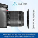 49-55mm Step-Up Ring Adapter, 49mm to 55mm Step Up Filter Ring - Image 4