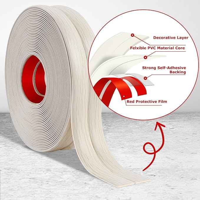 Flexible Wall Corner Protector Moulding Trim Peel and Stick Wall Corner Guards