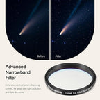 Astromania Telescope Filter 2 Inch Upgrated O-III Comet Filter Narrowband - Image 4