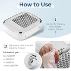 Makartt Cordless Nail Dust Collector: Rechargeable Fan Nail Vacuum - Image 2