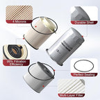 Marsram 6.7 Cummins Fuel Filter and Oil Filter Kit Fits - Image 4