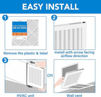 LotFancy 16x25x1 Air Filter MERV 11 4-Pack, Electrostatic Pleated AC Furnace - Image 6