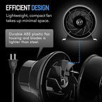 iPower 4 Inch 195 CFM Inline Fan Air Carbon Filter - Image 5
